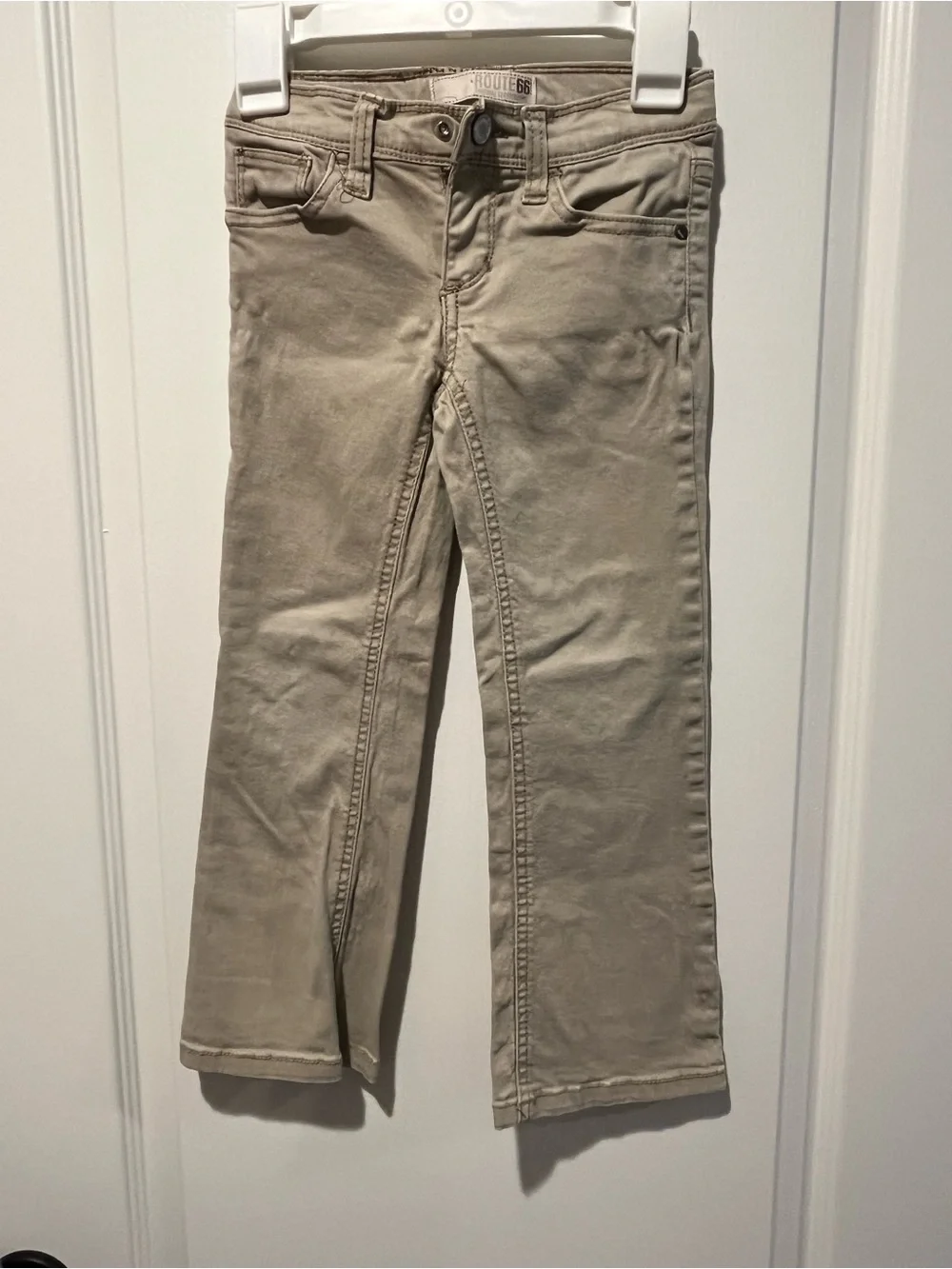 Route 66 Kids Tan Stretch Jeans